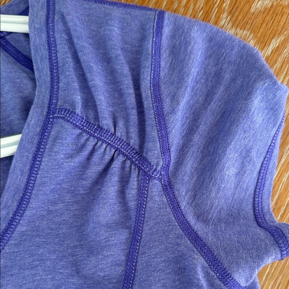 Zella Women's Short Sleeve V-Neck Tee - Blue - Picture 3 of 6